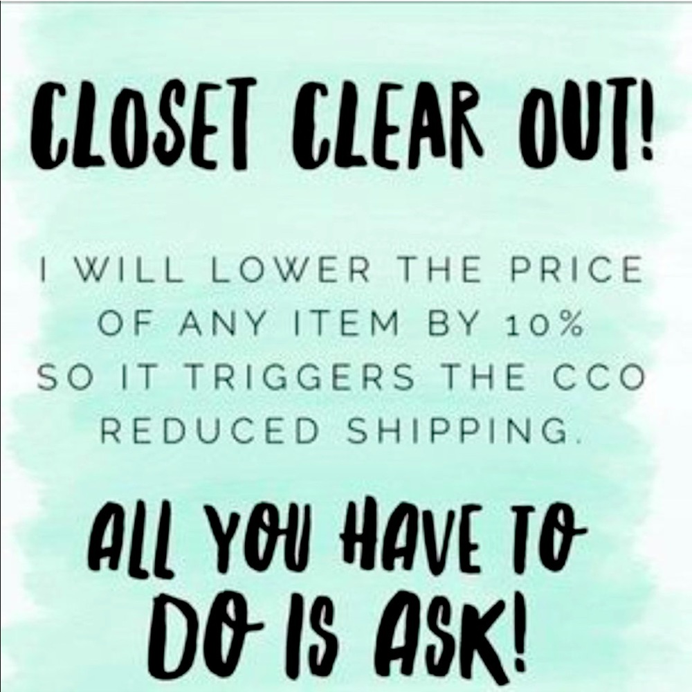 Closet clear out!